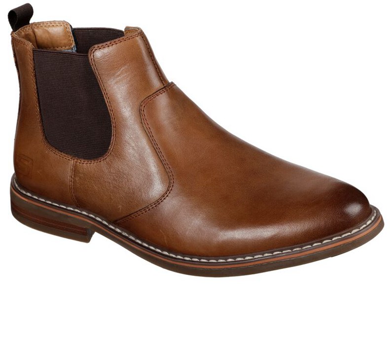 Skechers Herr Bruna Stövlar - Bregman - Morago - Sverige (TEKPJ-6935)